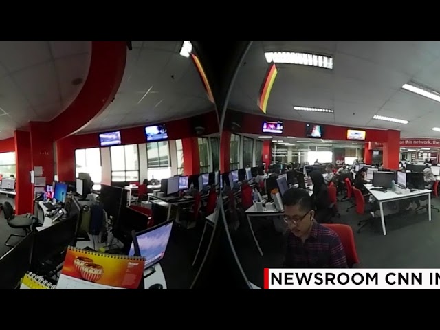 Newsroom CNN Indonesia in 360º