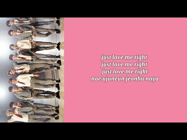 LOVE ME RIGHT EXO LYRICS BY AERIAAAA