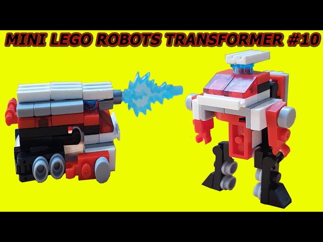 Lego Robot Mini Transformer Easy #10 | Lego Robot Mini Biến Hình Cực Dễ #10| Linakid TV