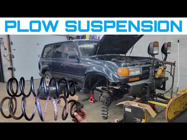 Toyota Plow Suspension heavy duty upgrade OME springs and shocks Land Cruiser FZJ80