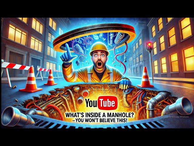 🚨 WHAT'S INSIDE A MANHOLE? 🤯 YOU WON’T BELIEVE THIS! 🚨