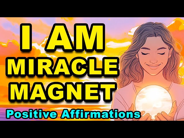 I AM A Miracle Magnet | Positive Morning Affirmations | Affirmations for Abundance and Gratitude