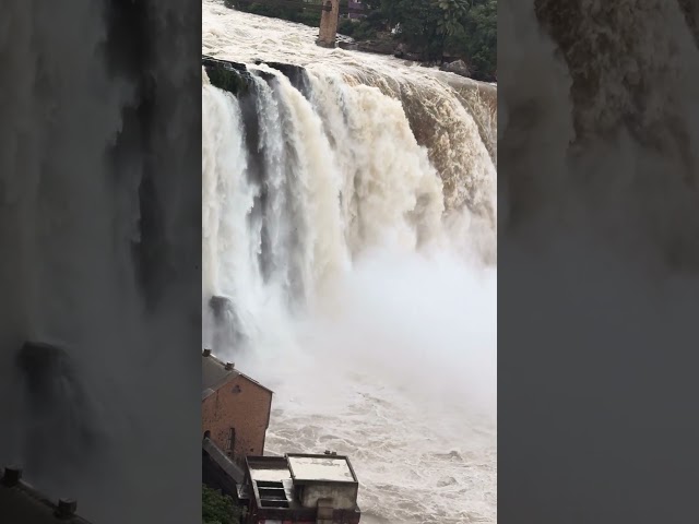 Beautifull sunset with Gokak Waterfall #waterfall #nature #sunset  #travel