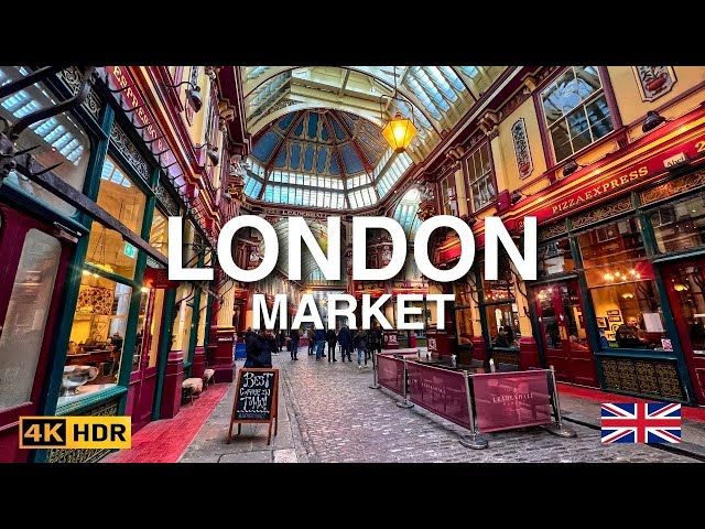 This is London's Oldest Market, Leadenhall Market Walking Tour [4K HDR]