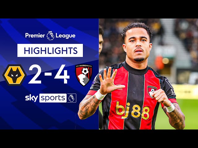 Kluivert makes PL history with penalty hat-trick! 😲 | Wolves 2-4 Bournemouth | EPL Highlights