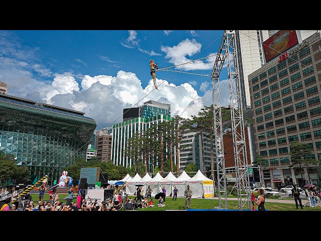 Seoul Street Arts Festival is Crazy! | Walking Tour Korea 4K HDR