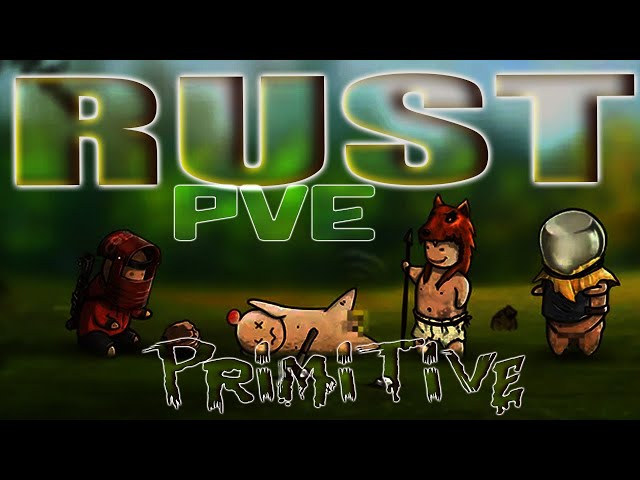 PVE RUST on PC: Primitive Build Ep.1 LIVE #rustpve #rustbuild #dabstagram