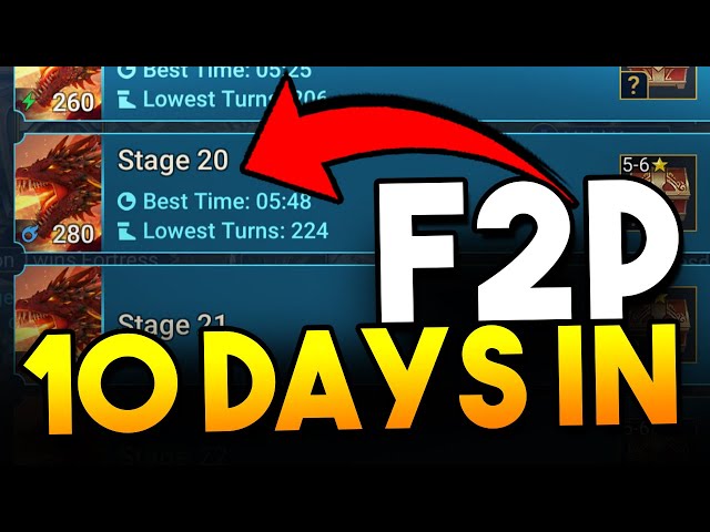 DRAGON 20 REACHED on F2P Day 10!! | Raid: Shadow Legends