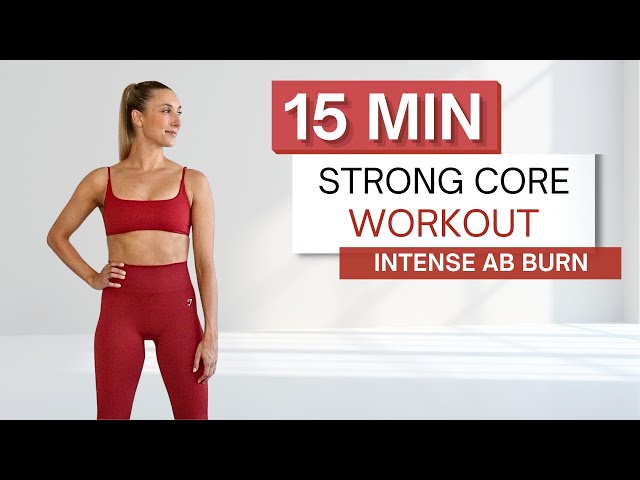 15 min STRONG CORE WORKOUT | Intense Ab Burn | Modifications Provided