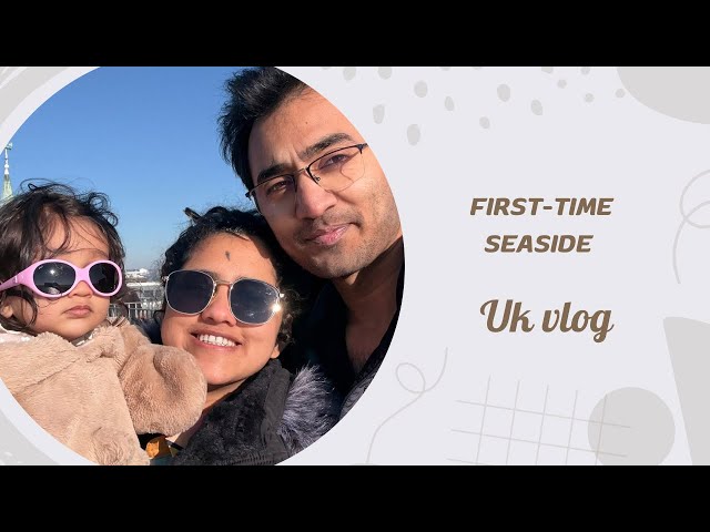 🌊 Baby’s First Time at the Beach! (11 Months Old) | Adorable Reactions & Fun Moments 🏖️✨#london