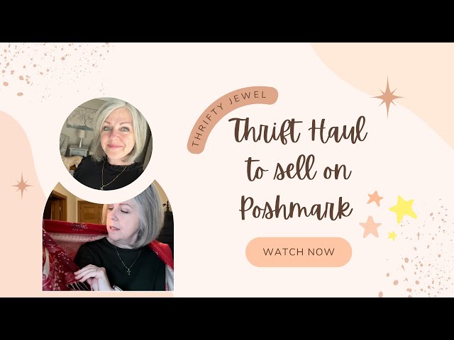 Returning to Poshmark? Small Thrift Haul To Resell