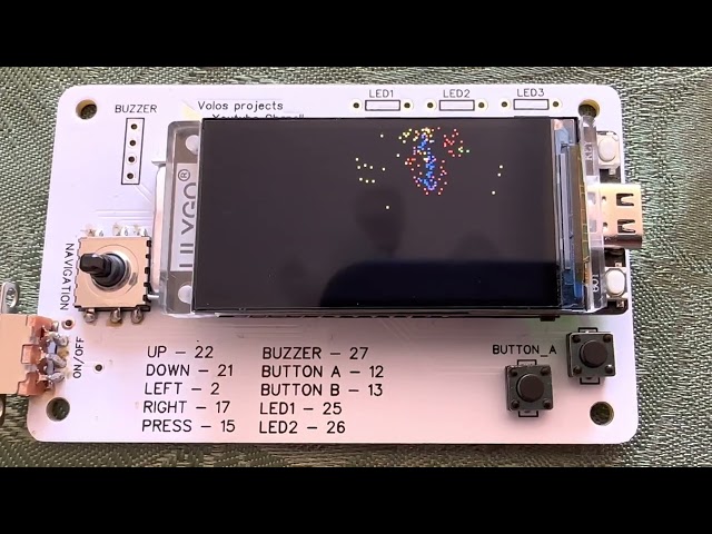 Particle Life on LilyGO ESP32 TTGO-Display S3