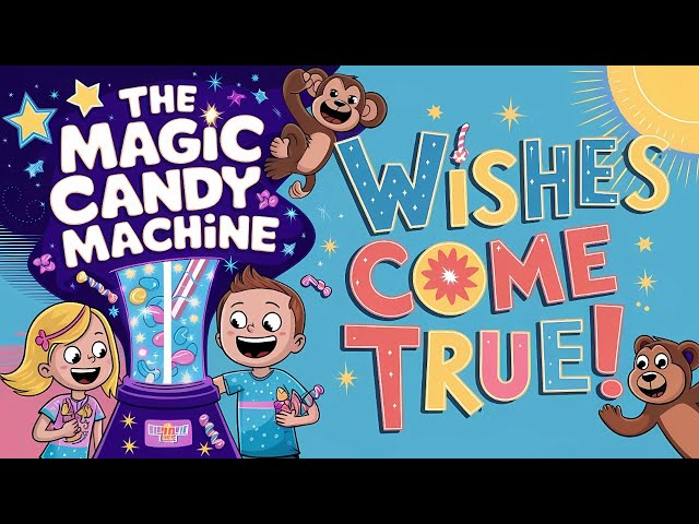 The Magic Candy Machine 🍬 | Wishes Come True in This Fun Kids’ Adventure!