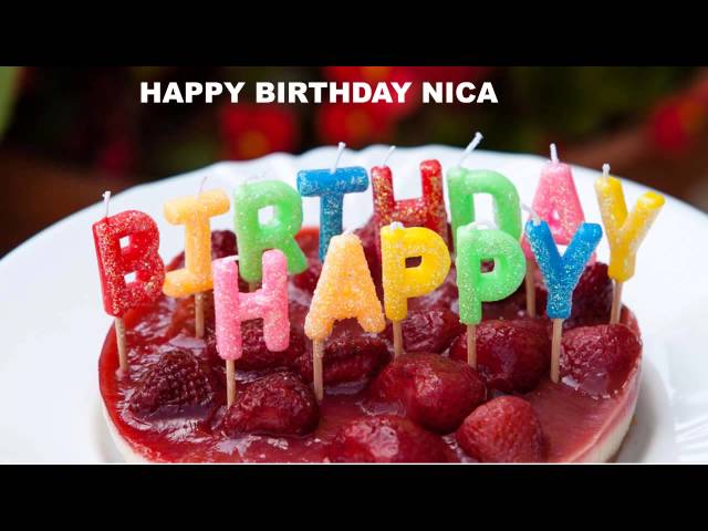 Nica   Cakes Pasteles - Happy Birthday