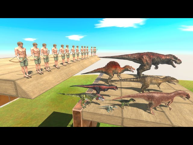 Dinosaurs Escape From Ranged Units - Animal Revolt Battle Simulator