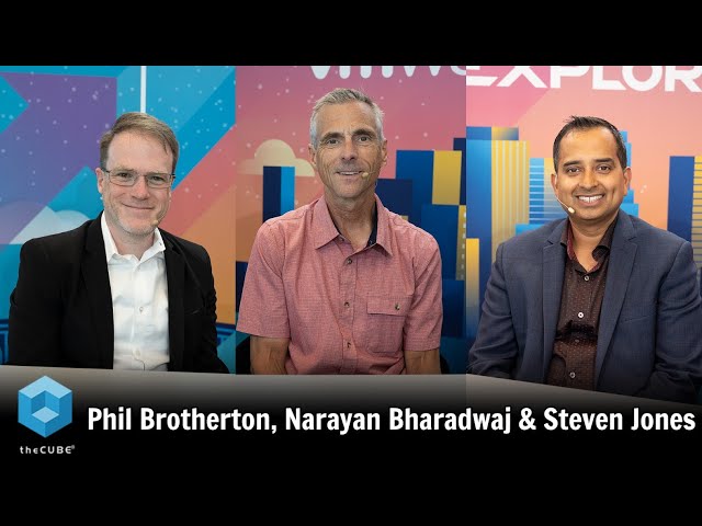 Steven Jones, AWS, Phil Brotherton, NetApp, & Narayan Bharadwaj, VMware | VMware Explore 2022