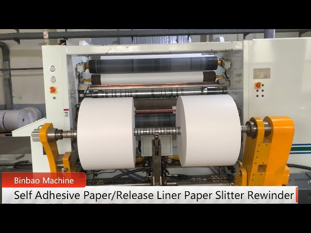 Paper Jumbo Roll Slitting And Rewinding Machine,Self Adhesive And Glossy Paper Slitter Rewinder