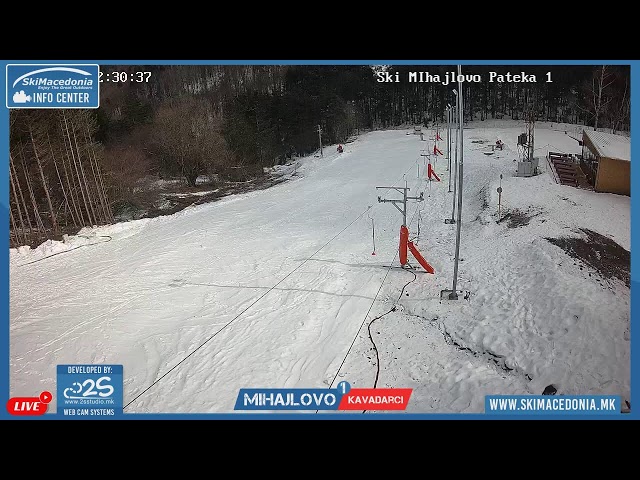 Mihajlovo Ski - Kavadarci Live Camera 1 by Ski Macedonia and 2S