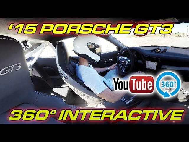 '15 Porsche GT3 1/2 Mile Passes  | 360° Racing Video