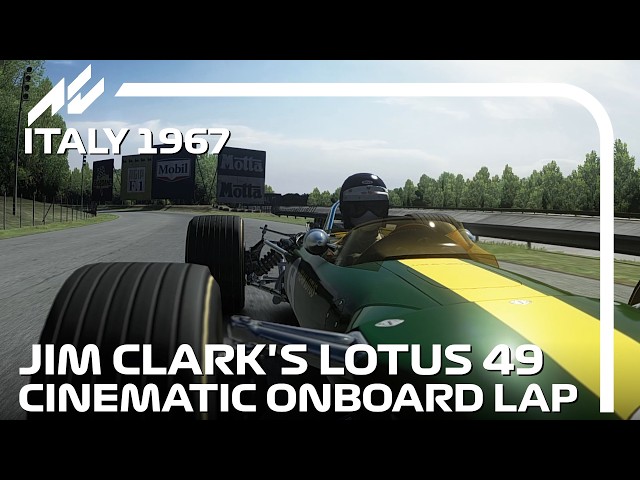 This is what looked Monza's full layout in 1967! | Jim Clark Onboard | #assettocorsa