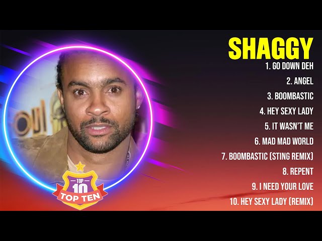 Shaggy Greatest Hits 2024- Pop Music Mix - Top 10 Hits Of All Time