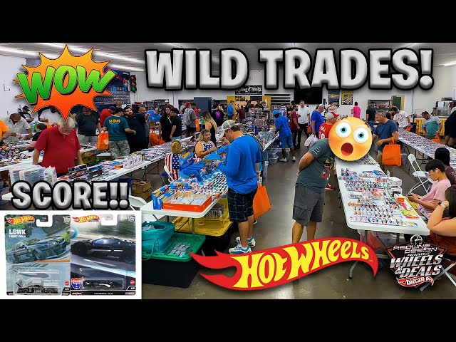 WILD Hot Wheels Trades At The Wheels & Deals Diecast Day! - SCORE!!