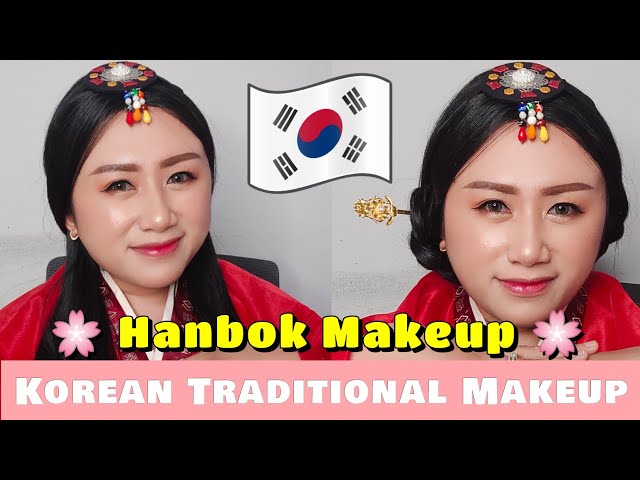 Tutorial Makeup Ala Kerajaan Korea || Korean Traditional Hanbok Makeup