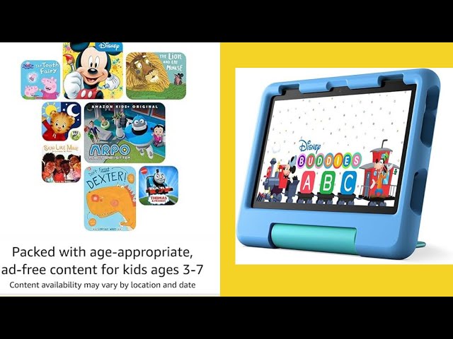 Amazon Fire HD 8 Kids Tablet – The Ultimate Learning & Fun Companion for Ages 3-7