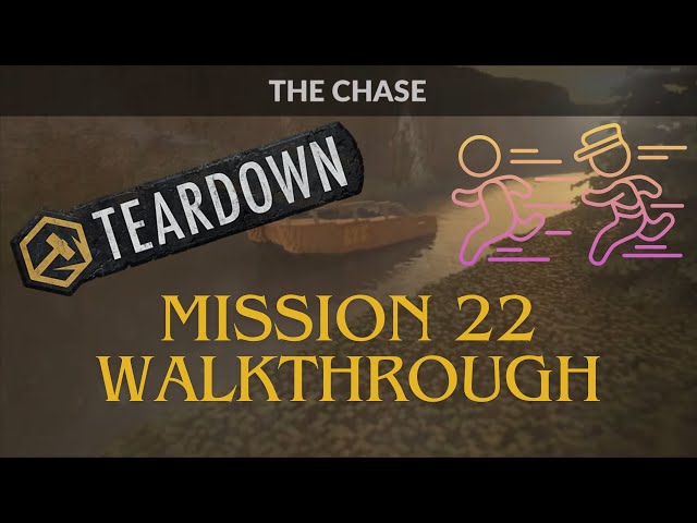 Teardown Campaign, Mission 22 Gameplay Walkthrough - The Chase - PS5 No Commentary