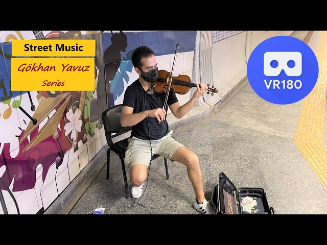 Vr180 3D Street Music 80 / Gökhan Yavuz / Levent Metro Station