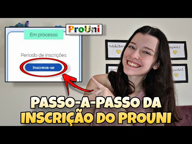 PASSO A PASSO DA INSCRIÇÃO DO PROUNI 2024 l Como se inscrever no Prouni!!!