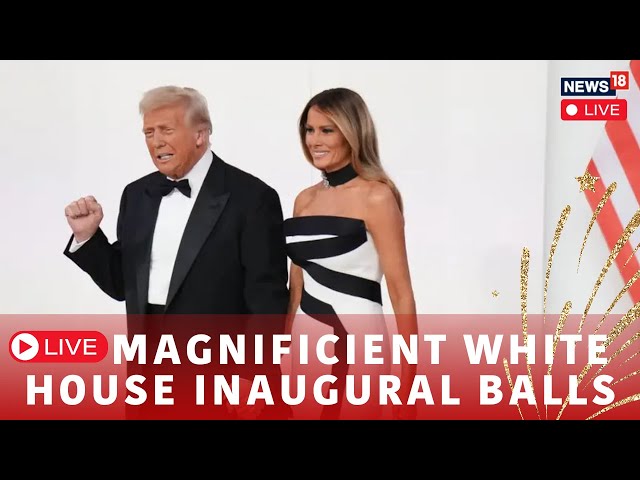 Trump Inauguration 2025 Live | Donald Trump Attends Mega Inaugural Ball LIVE | Melania Trump | N18G