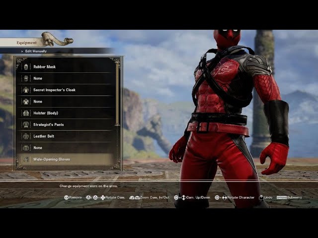 Soul Calibur 6 Creation Guide: Deadpool #SoulCalibur #CharacterCreation #Gaming