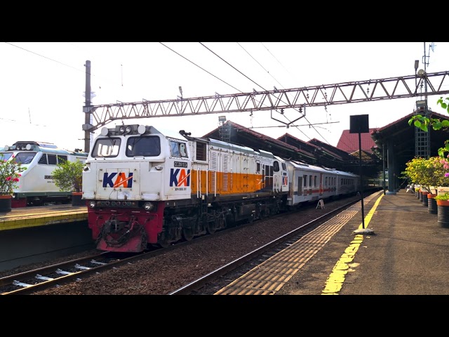 Padat Lalu Lintas! Hunting KRL dan Kereta Api di Stasiun Gambir! [4K] | JR 205, TM 6000, CC 206