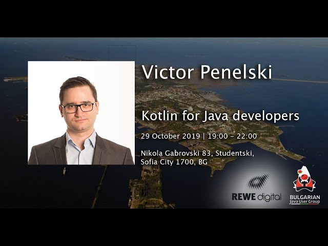 Introduction to Kotlin for Java developers - Viktor Penelski