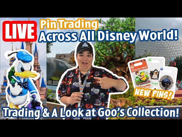 🔴Live: Pin Trading Competition at Animal Kingdom & Resorts-   Disney World Livestream