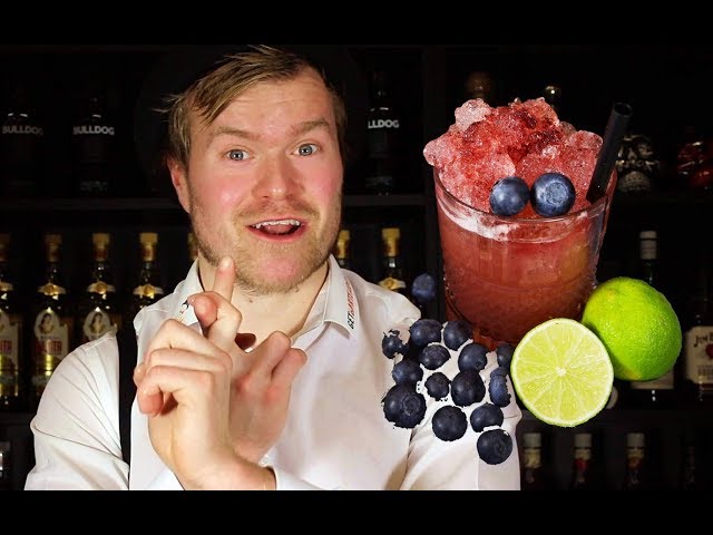 THE BEST GIN COCKTAIL WITH BLUEBERRIES!