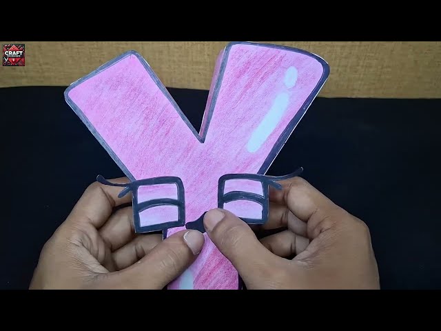 Papercraft Greek Alphabet Lore: Create The Letter Y From Paper