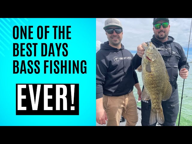 One of the top days ever Bass Fishing with Great Lakes Finesse!