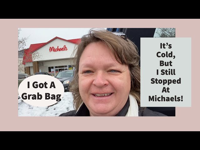 Michaels Grab Bag Unboxing Finally! || I got the Last $5 Box || Haul