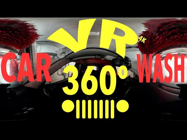 360º Car Wash in Jeep Grand Cherokee with Samsung Gear 360(2017) in 4K