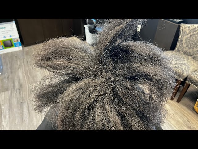 Her 4c hair was sooo matted 😥| Caring for 4c hair | Caring for tangled 4c hair | 4b hair care