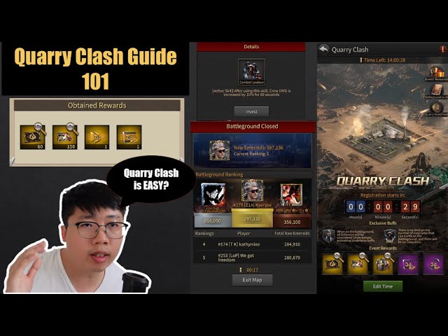 HOW TO WIN Quarry Clash Guide [The Grand Mafia]