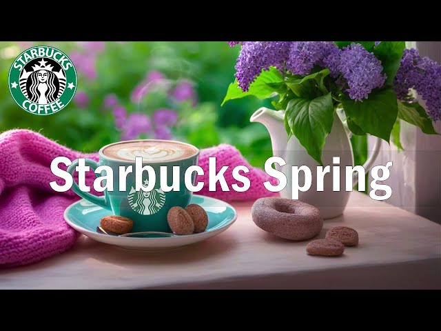 Starbucks Music 2025 - Starbucks Jazz Music & Spring Ambience -Coffee Shop Music, Cafe Jazz Music