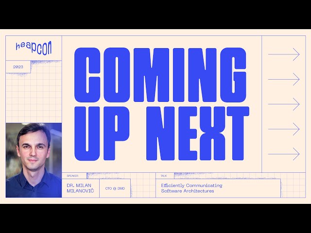 Efficiently Communicating Software Architectures - Dr Milan Milanović