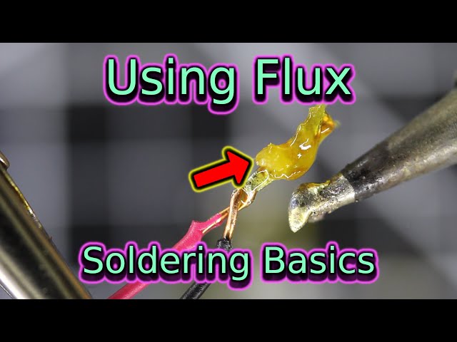 Using Flux | Soldering Basics | Soldering for Beginners