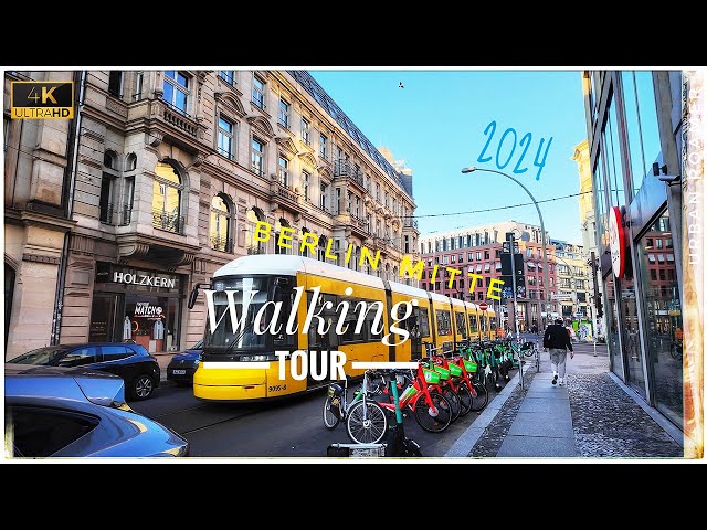 Germany 2024: Berlin Mitte District Walking Tour | Golden Hour Urban Exploration & Summer Vibes 4K