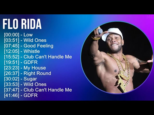 Flo Rida 2025 MIX Top Hits - Low, Wild Ones, Good Feeling, Whistle