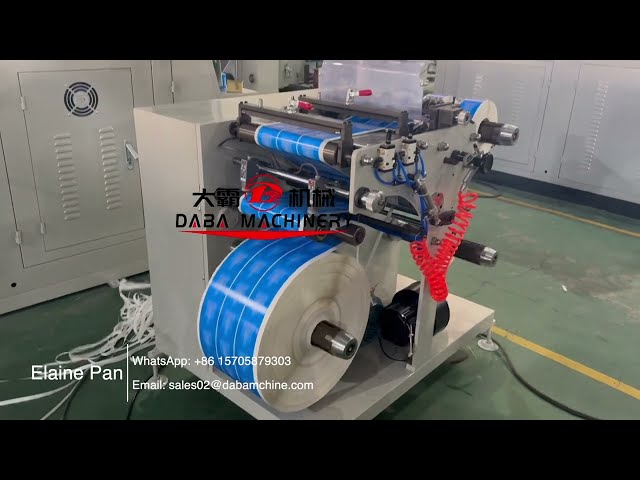 DBFQ-320 automatic high quality label slitting and rewinding machine to Chile