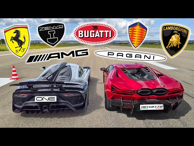 HYPERCAR DRAG RACE SHOWDOWN! The World's Most Expensive Cars